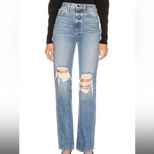 Khaite Danielle ripped jeans sz 24(fits like 23)Like NEW!